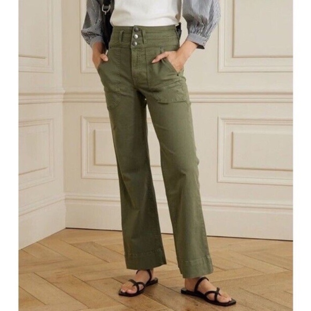 Veronica Beard Marley Convertible High Rise Wide Leg Pant Size 27